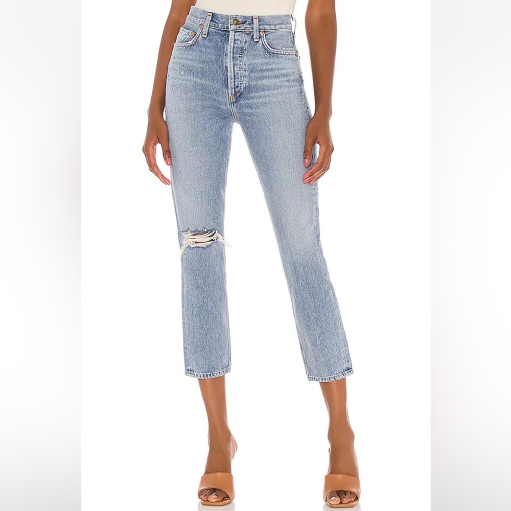 Agolde Riley Crop Jean - Size 28